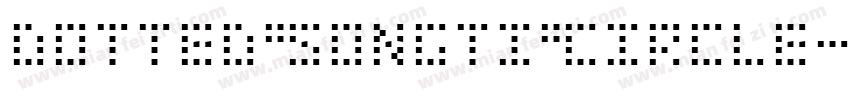 Dotted Songti Circle字体转换
